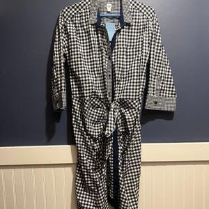 SJPxGap Button Down Gingham Dress